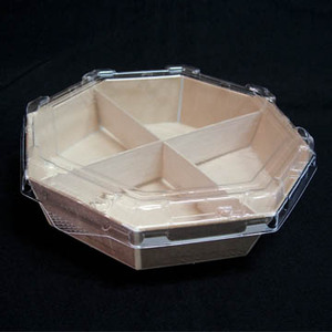 FI-01B八角木製餐盒 
