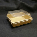 牛皮紙透明輕食盒2號